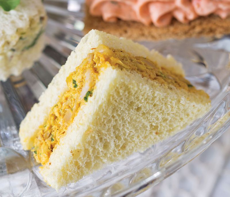Coronation Chicken Triangles