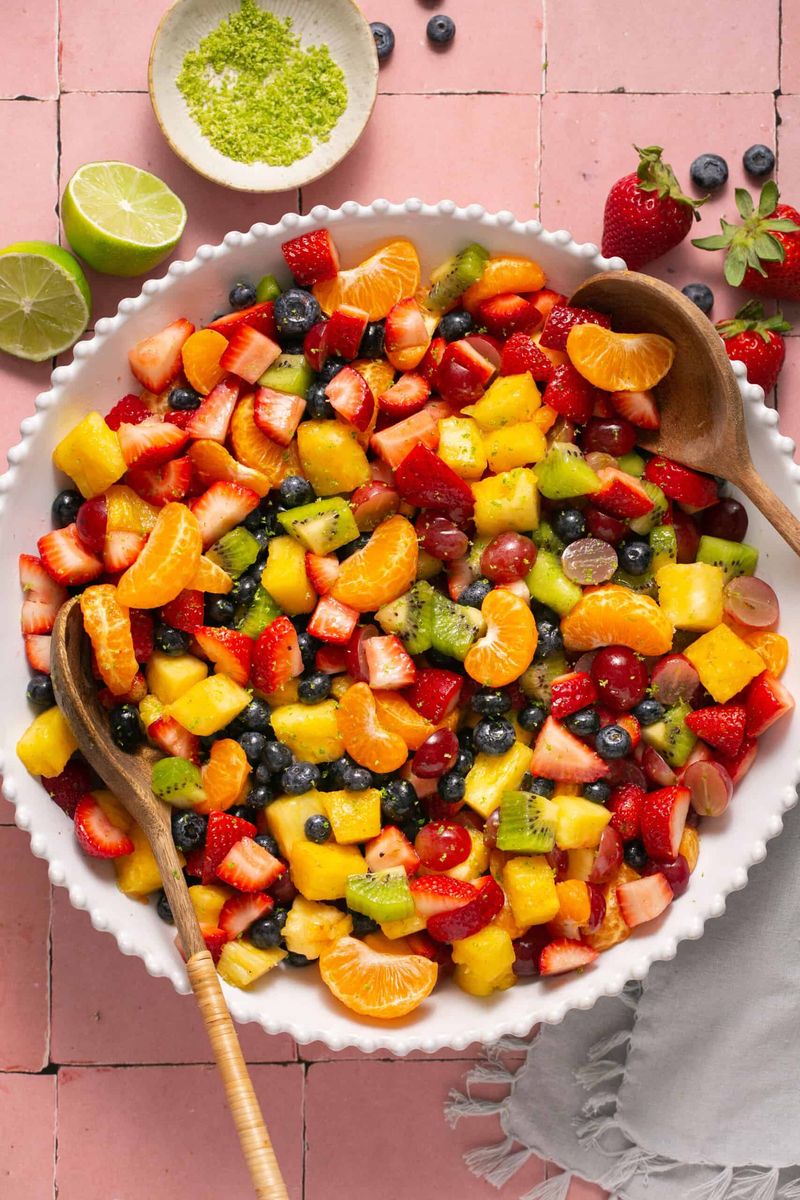 Fruit Salad With Honey Lime