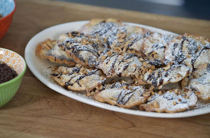 Chocolate Hazelnut Dessert Ravioli