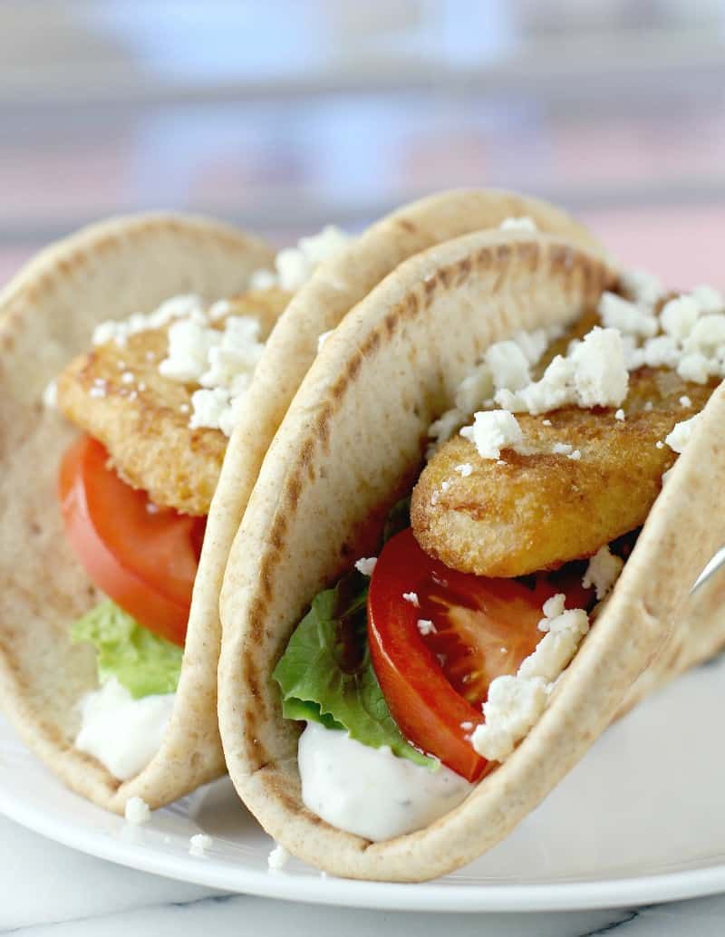 Greek Style Fish With Tzatziki