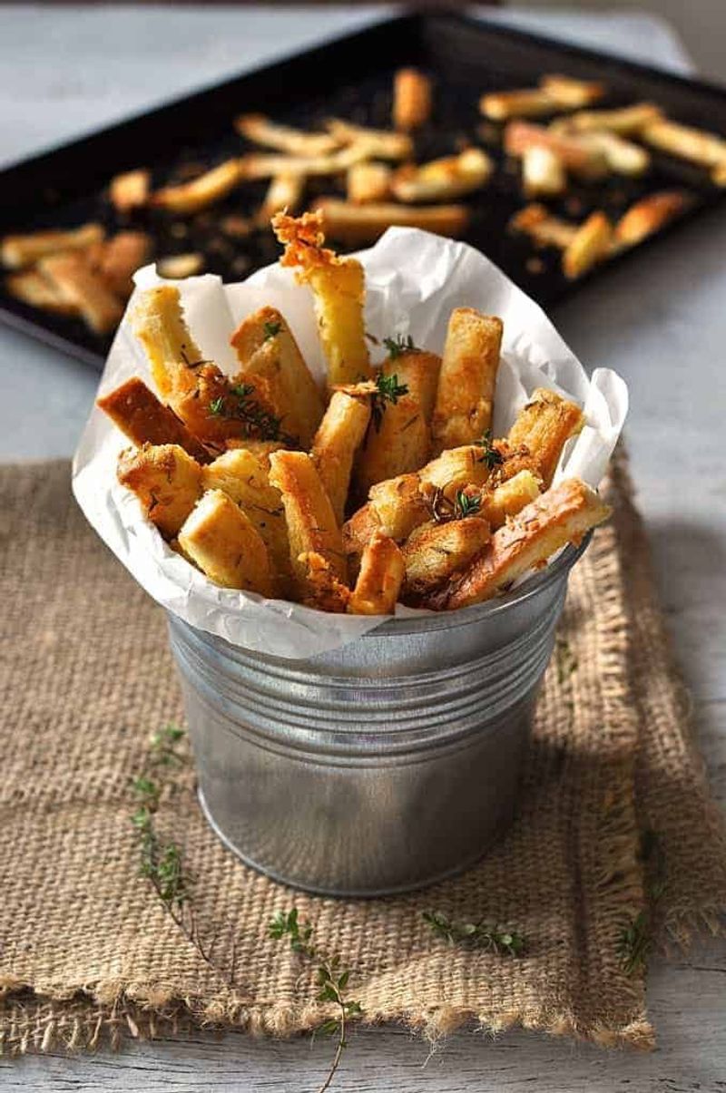 Homemade Bread Crust Snacks