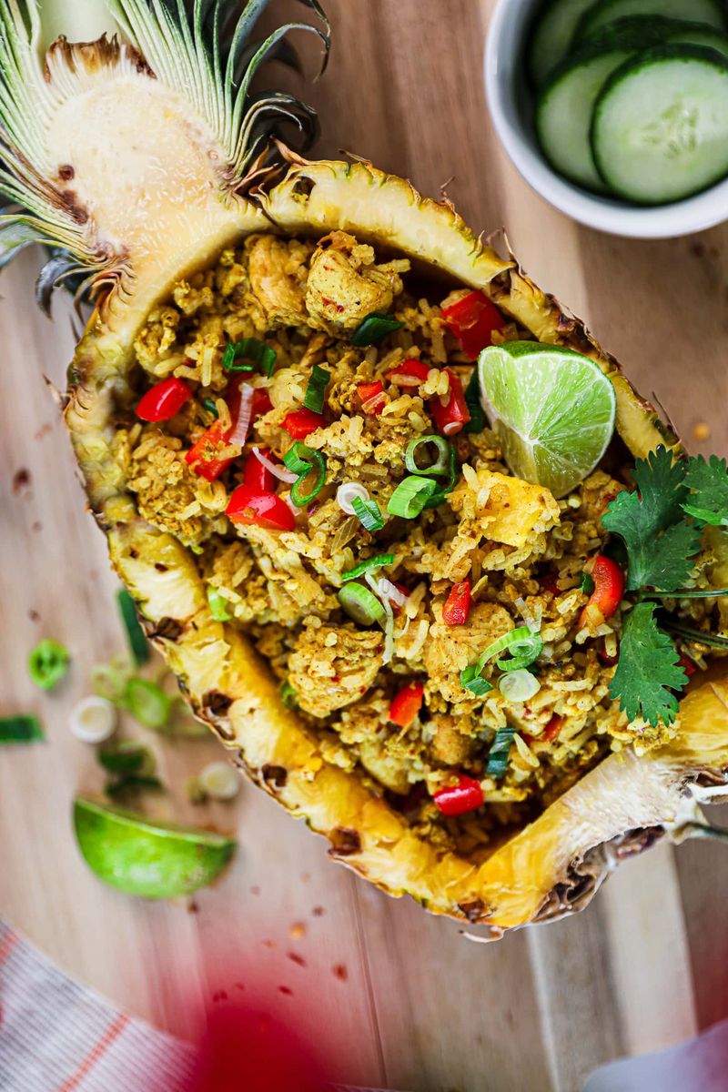 Spicy Pineapple Fried Rice