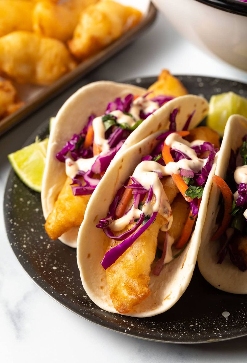 Baja Fish Taco Sandwich