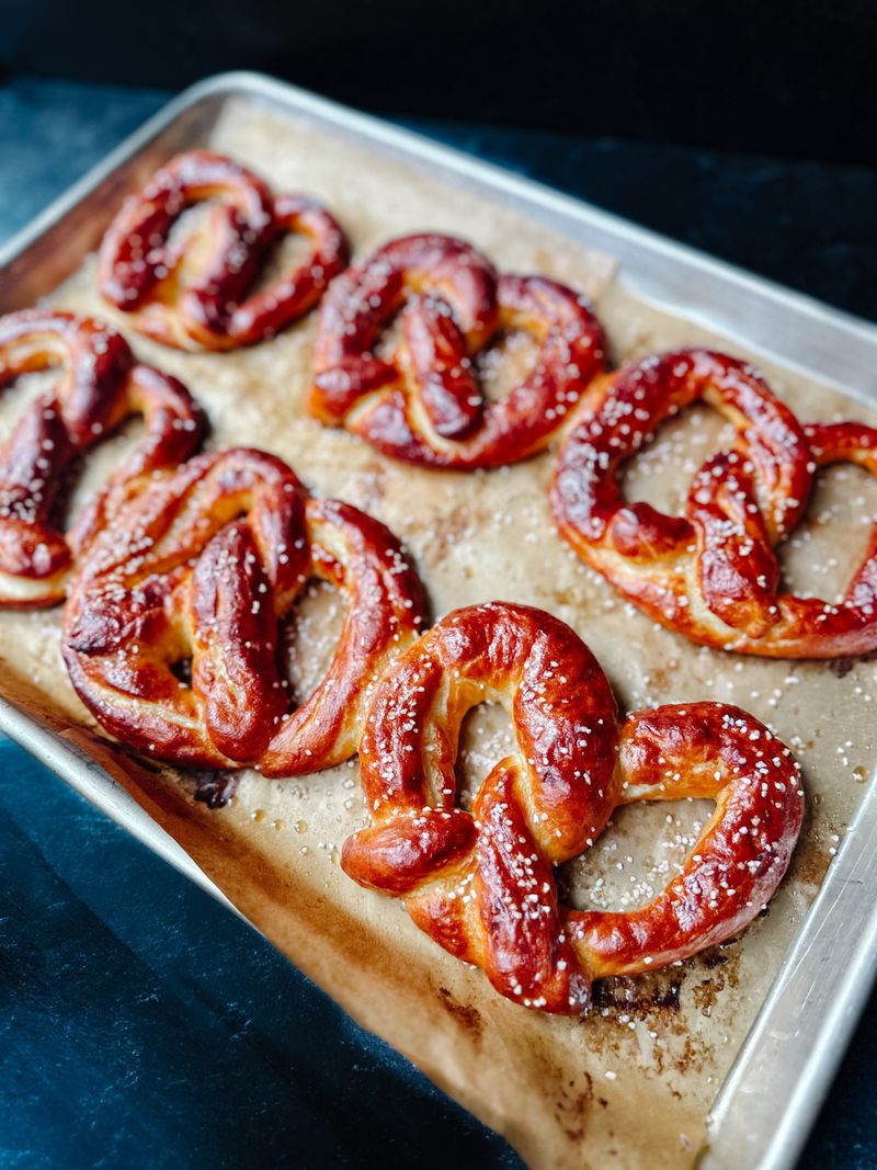 Soft Pretzels With Salt