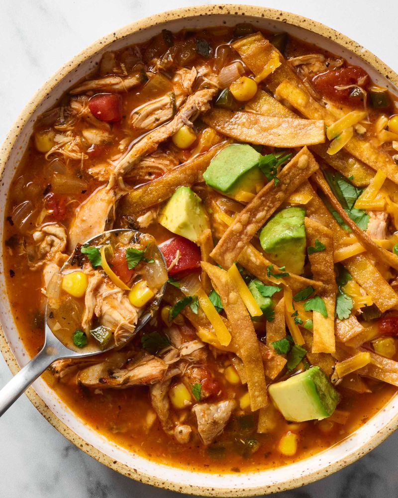 Spicy Chicken Tortilla Soup