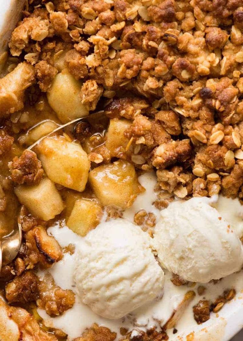 Warm Apple Crumble