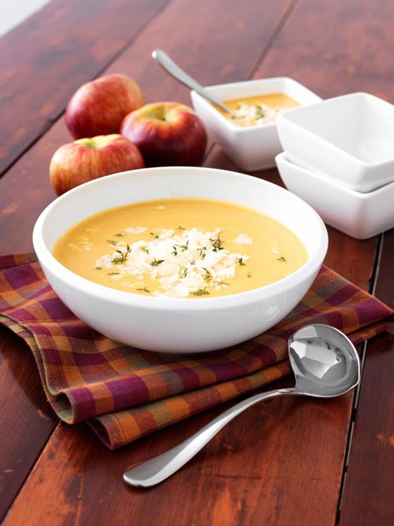 Apple Cheddar Soup
