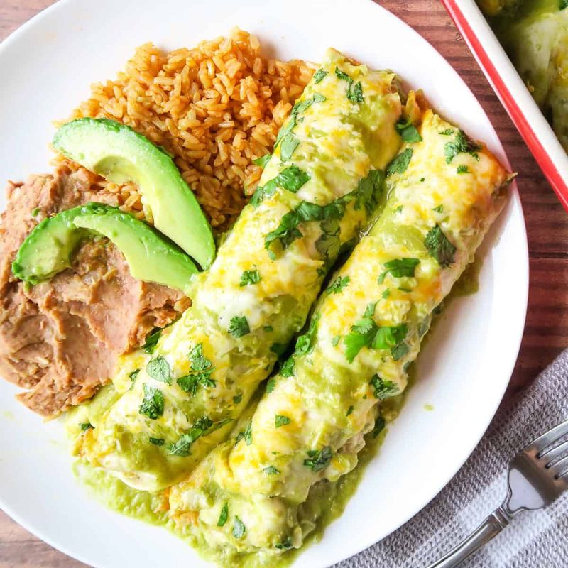 Chicken Enchiladas Verde
