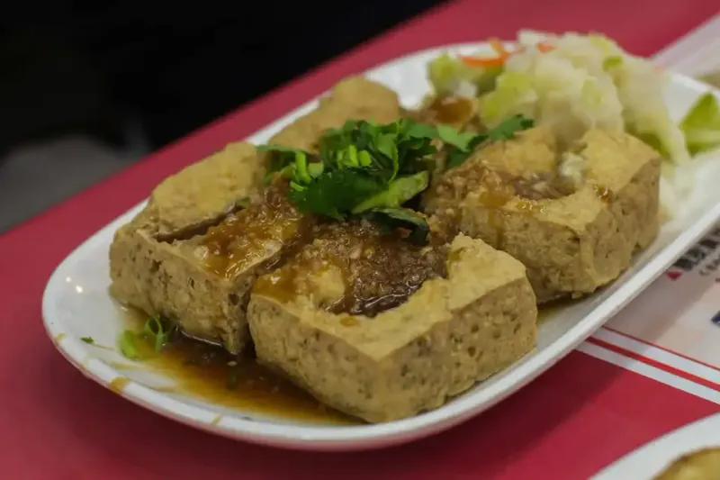Stinky Tofu On Night Market Streets