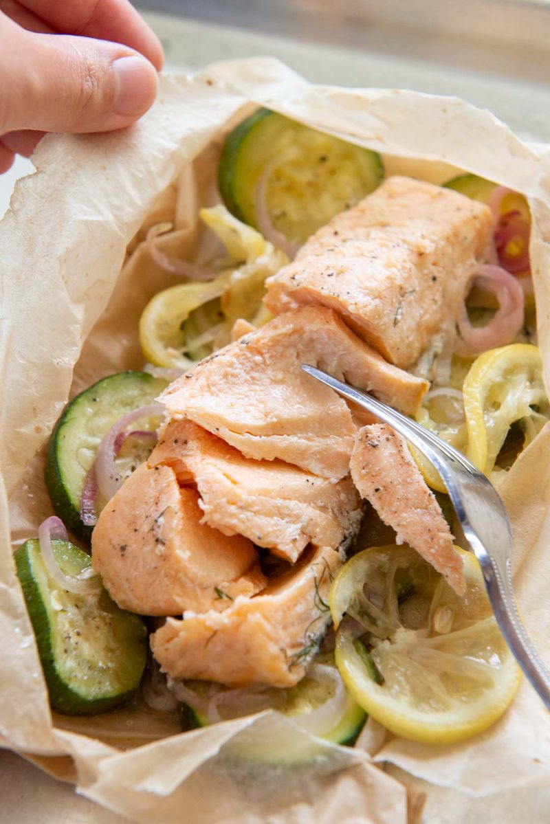 Fish Baked En Papillote