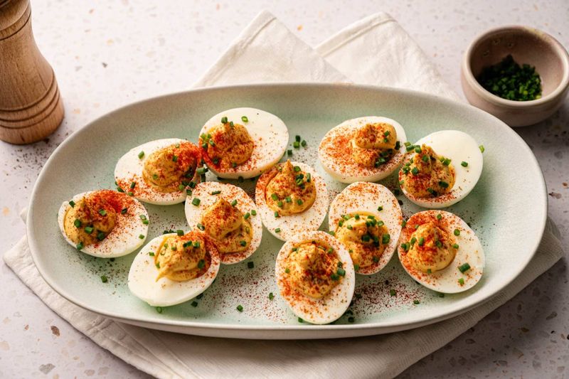 Classic Deviled Eggs With Fresh Herbs