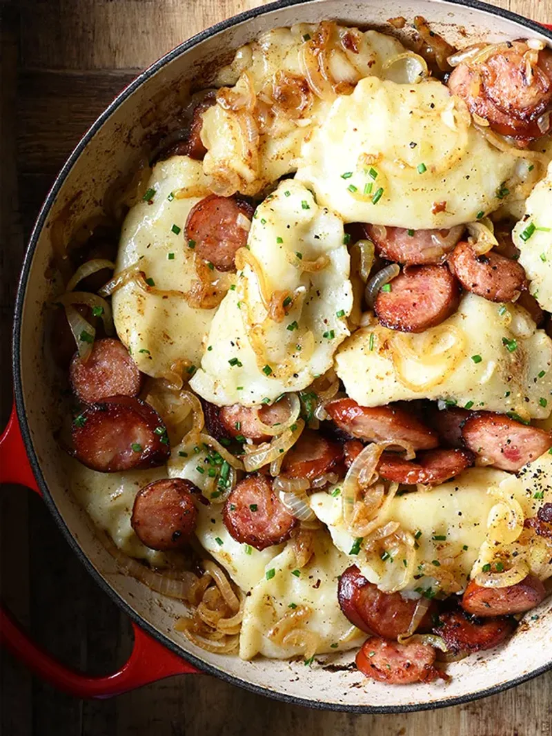 Bagged Pierogi Skillet