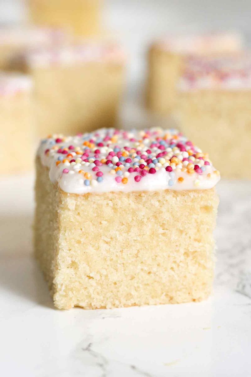 Iced Sponge with Sprinkles