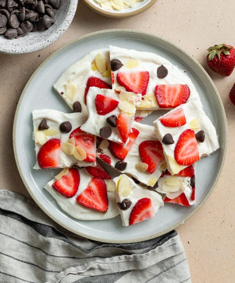 Strawberry Yogurt Bark