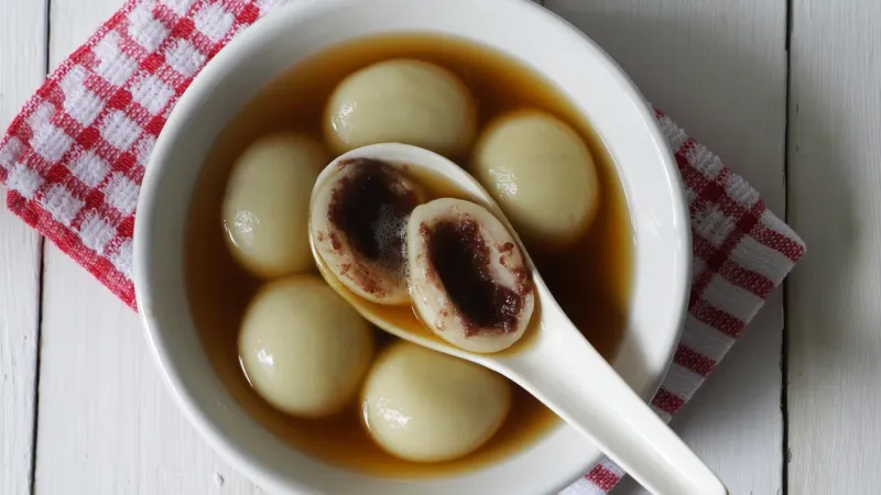 Sweet Rice Balls in China