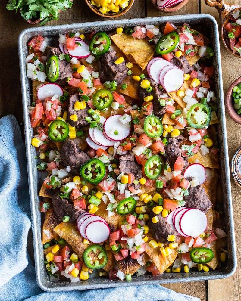 Loaded Bean Nachos