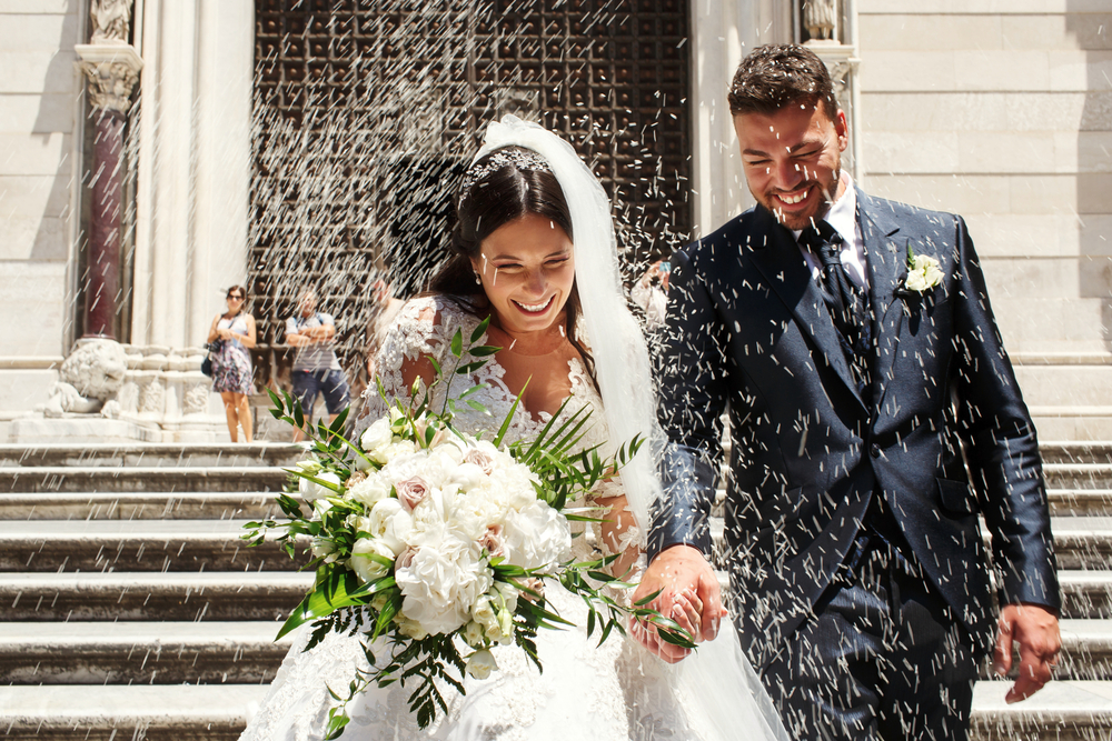 Rice Showers for Newlyweds