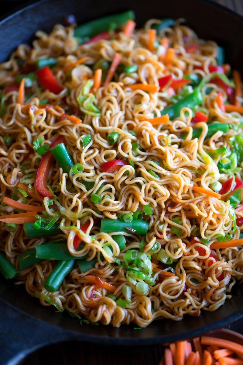 Spicy Stir-Fried Veggie Noodles