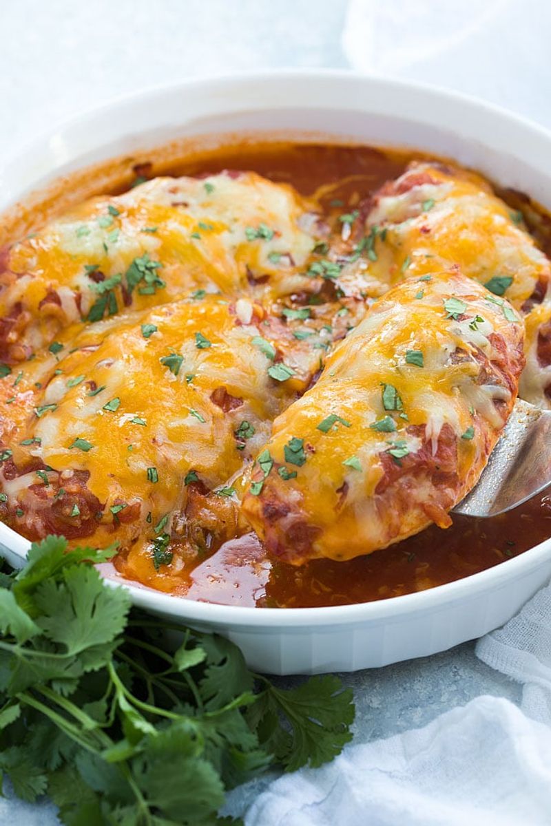 Baked Salsa Chicken