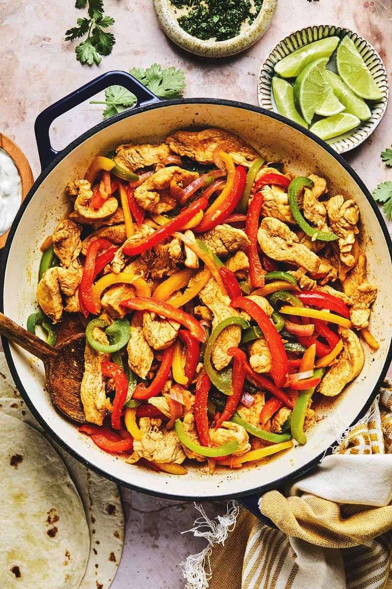 Speedy Chicken Fajitas