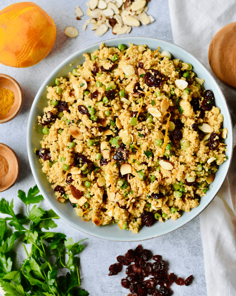 Curried Couscous with Raisins