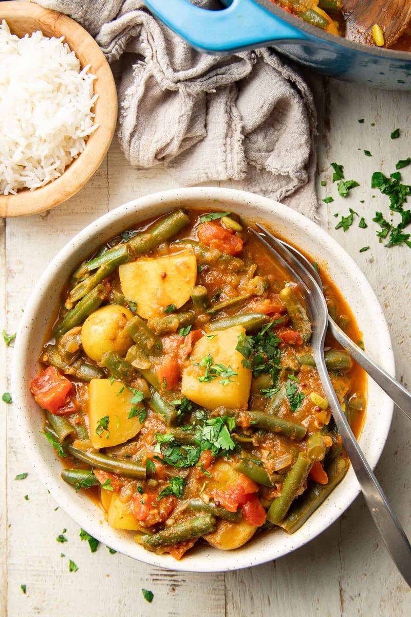 Green Bean and Potato Curry