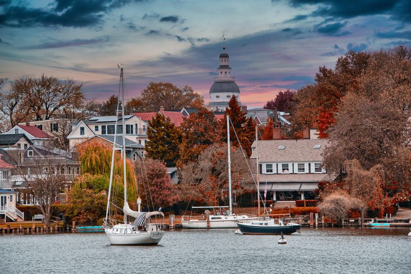 Annapolis, Maryland: Naval Traditions and Harbor Views