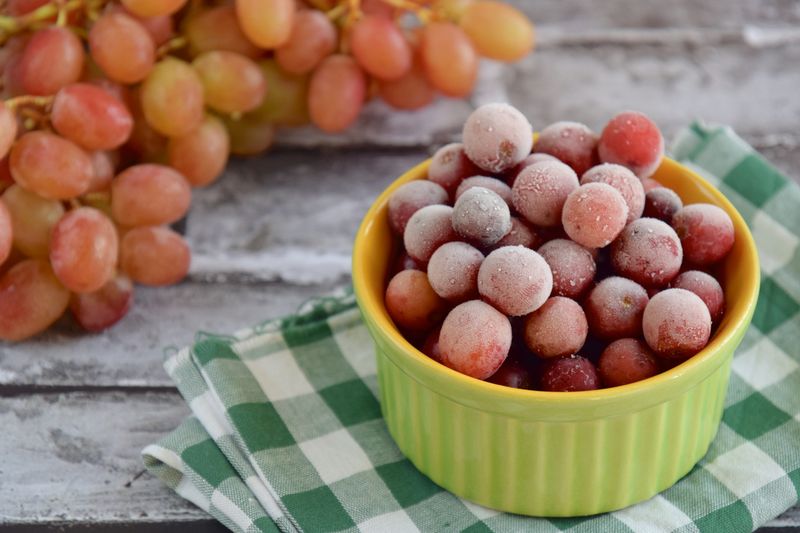 Grapes in a Cool Container