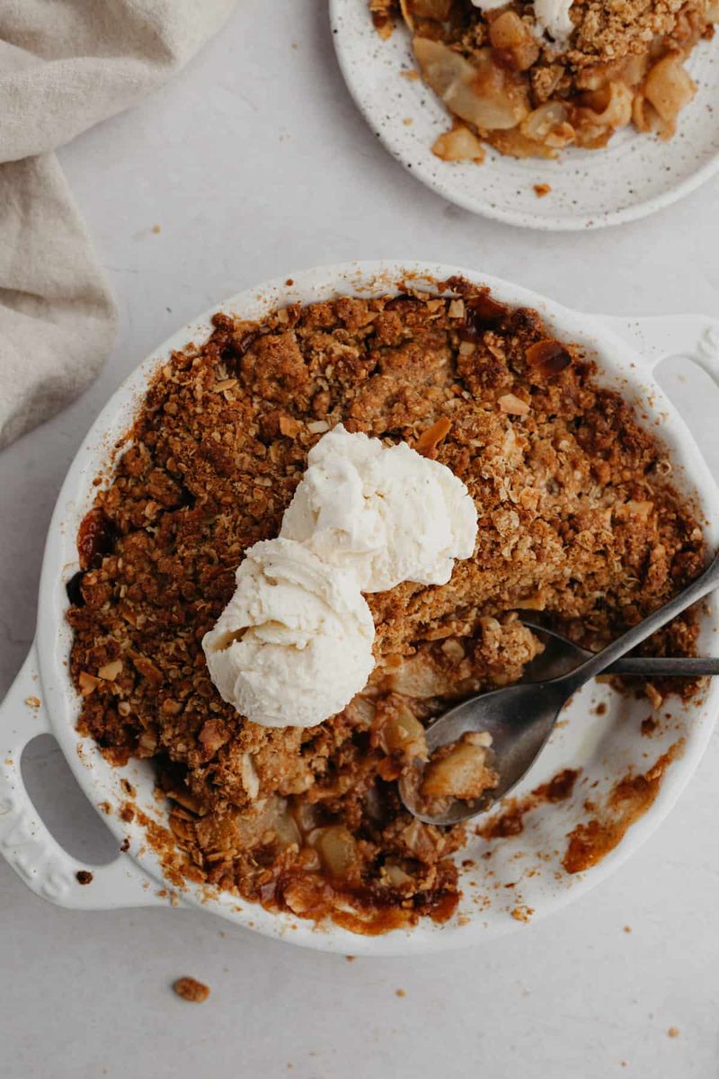 Ginger Pear Crumble