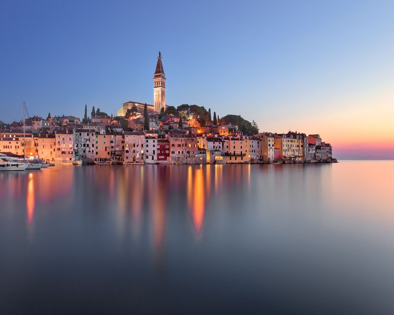 Rovinj, Croatia: Rooftops Beside the Adriatic