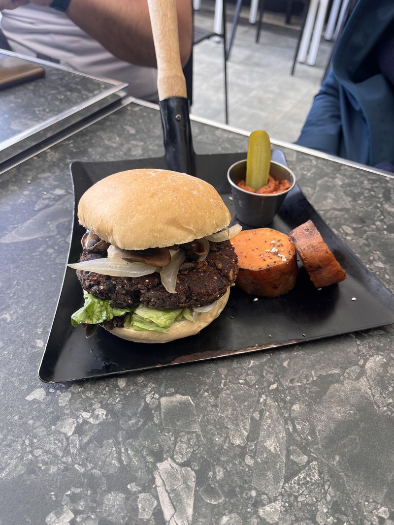 Food on Shovels and Roof Tiles