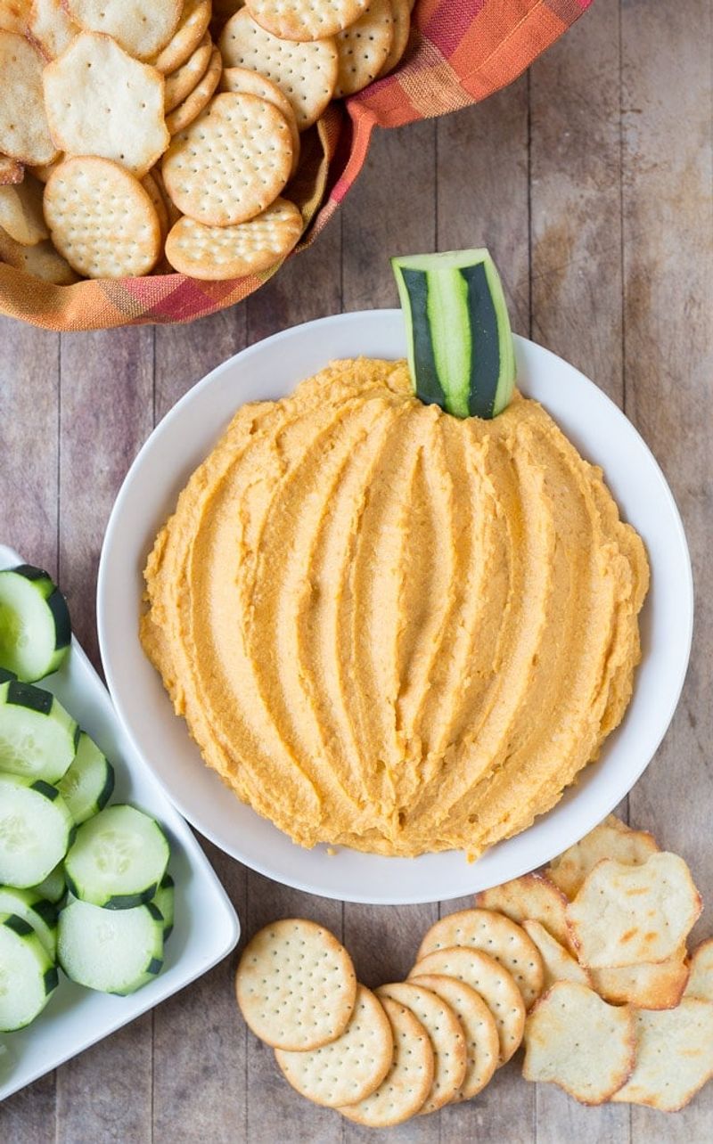 Pumpkin Hummus Dip