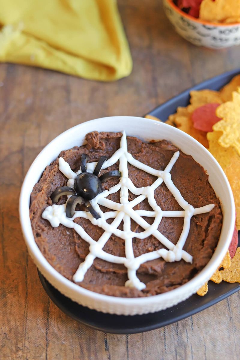 Spiderweb Bean Dip