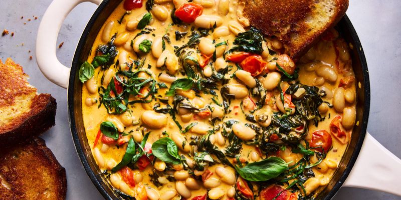 Tuscan White Bean Skillet