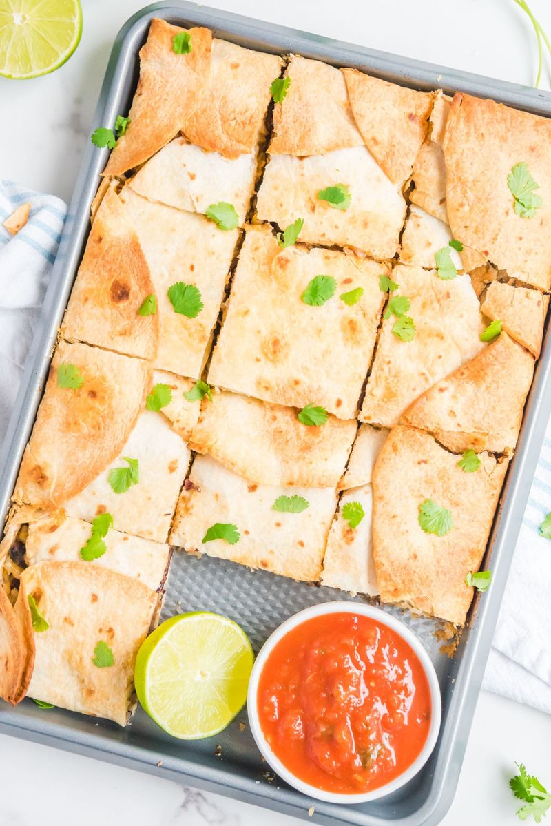 Cheesy Quesadilla Bake