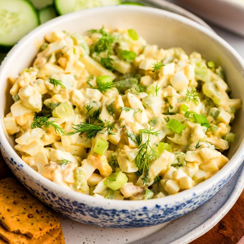 Egg Salad With a Crunchy Twist