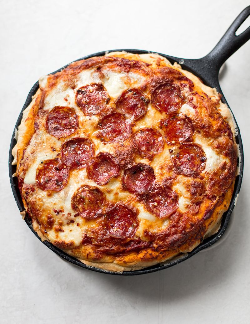 Deep-Dish Skillet Pizza