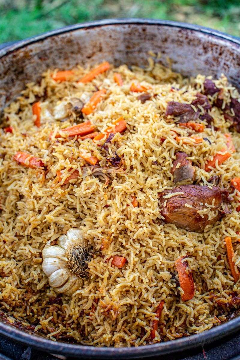 Uzbek-Style Plov in Russia