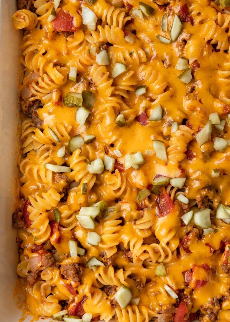 Cheeseburger Pasta Casserole