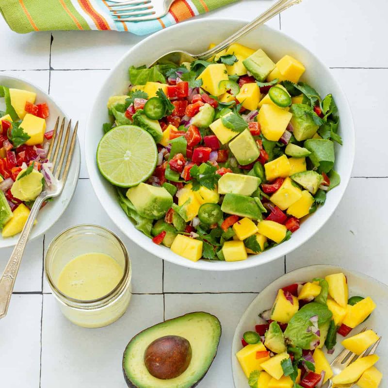 Mango Avocado Salsa Salad
