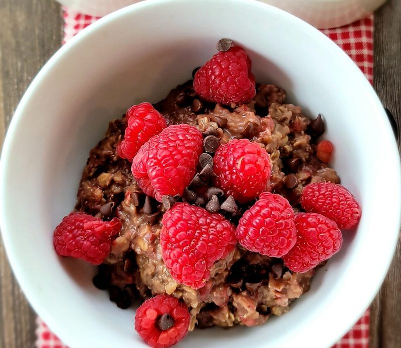 Chocolate Chips and Raspberries