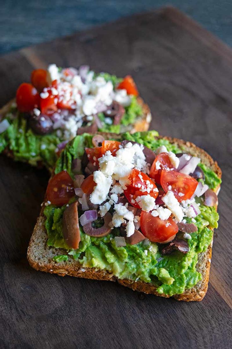 Avocado Toast With Feta
