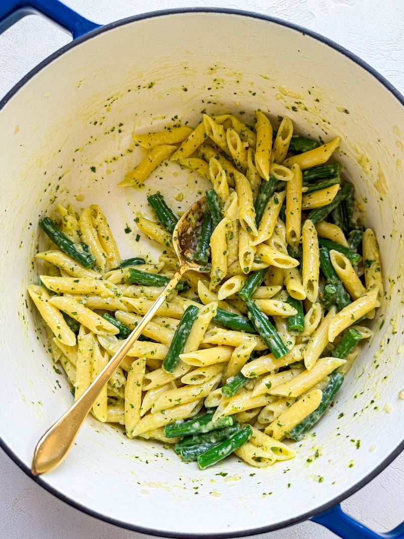 Creamy Green Bean Pasta