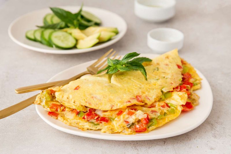Eggs and Bell Peppers
