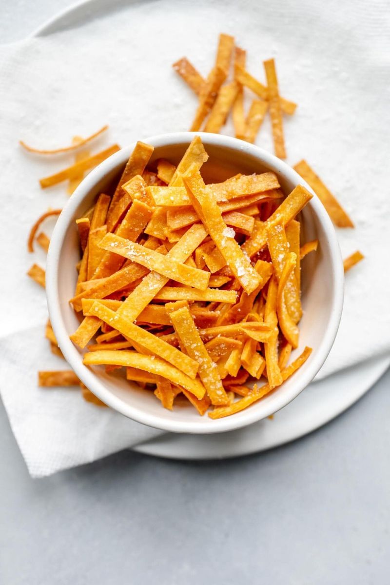 Make Crunchy Tortilla Strips