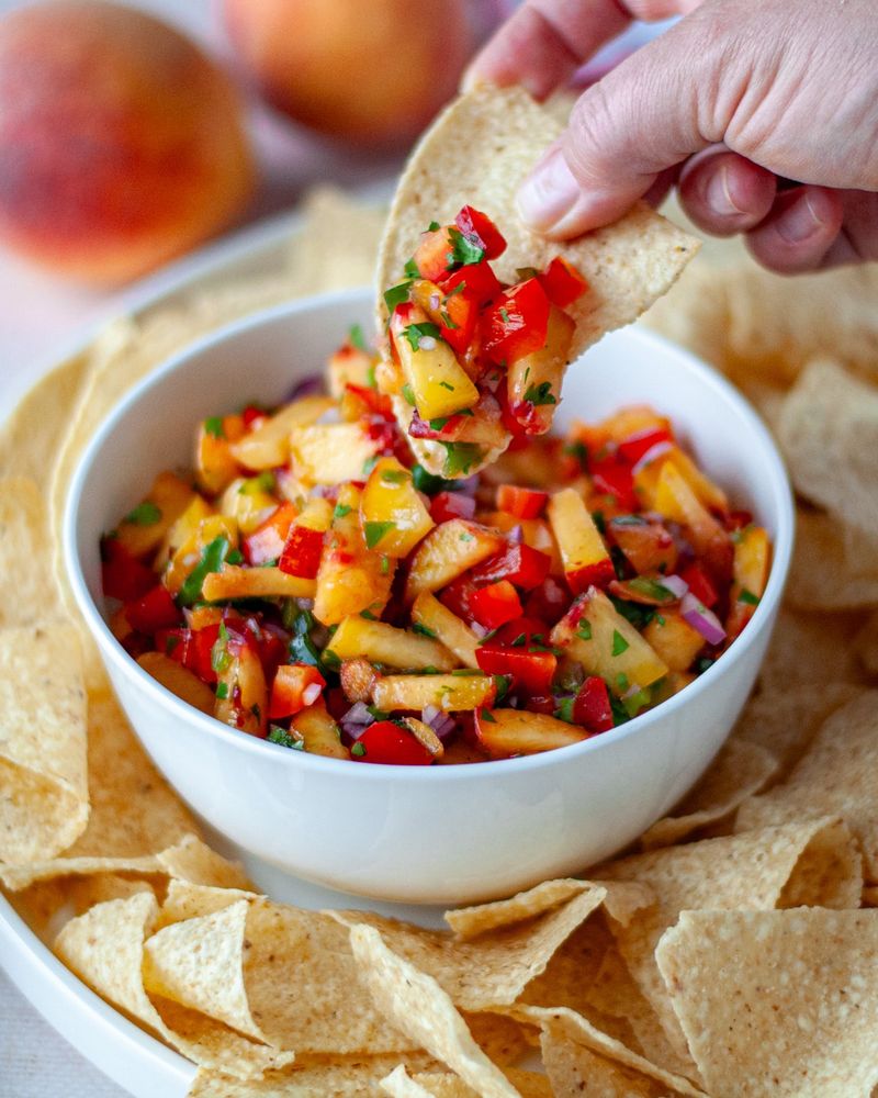 Sweet and Tangy Peach Salsa