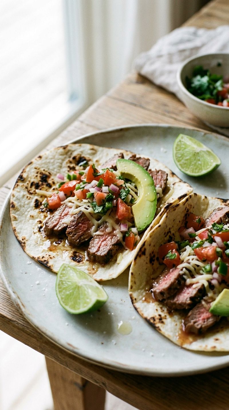 Tacos With Cold Pico De Gallo