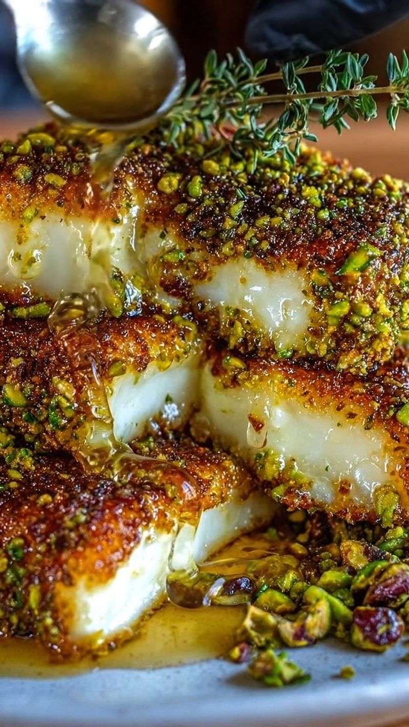 Halloumi with Honey and Thyme for Dessert