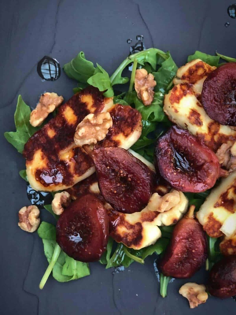 Halloumi and Fig Salad