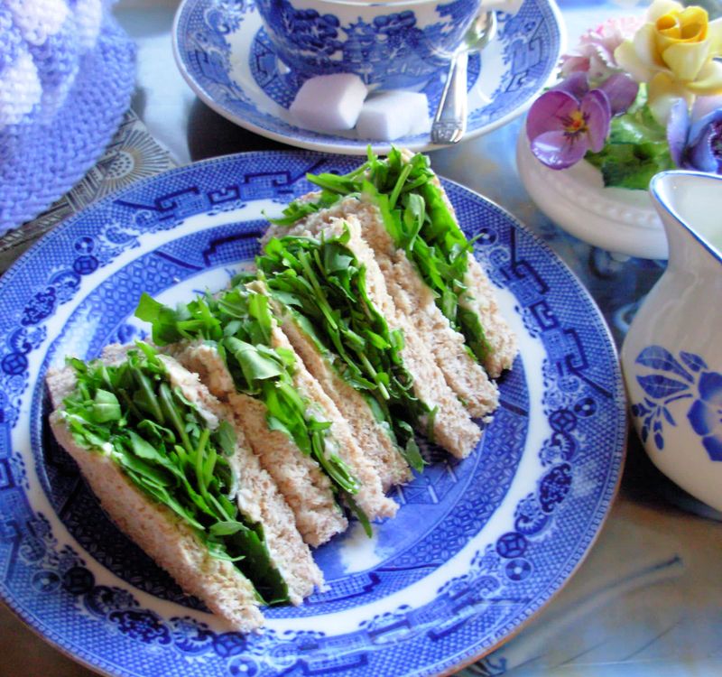 Watercress and Butter Fingers